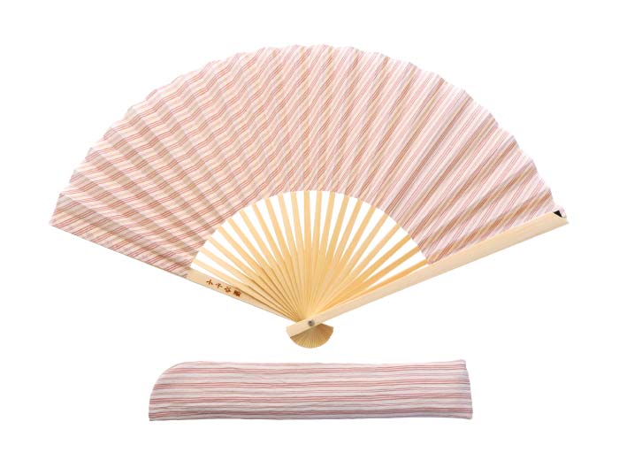 小千谷縮扇子の本体とさし袋
