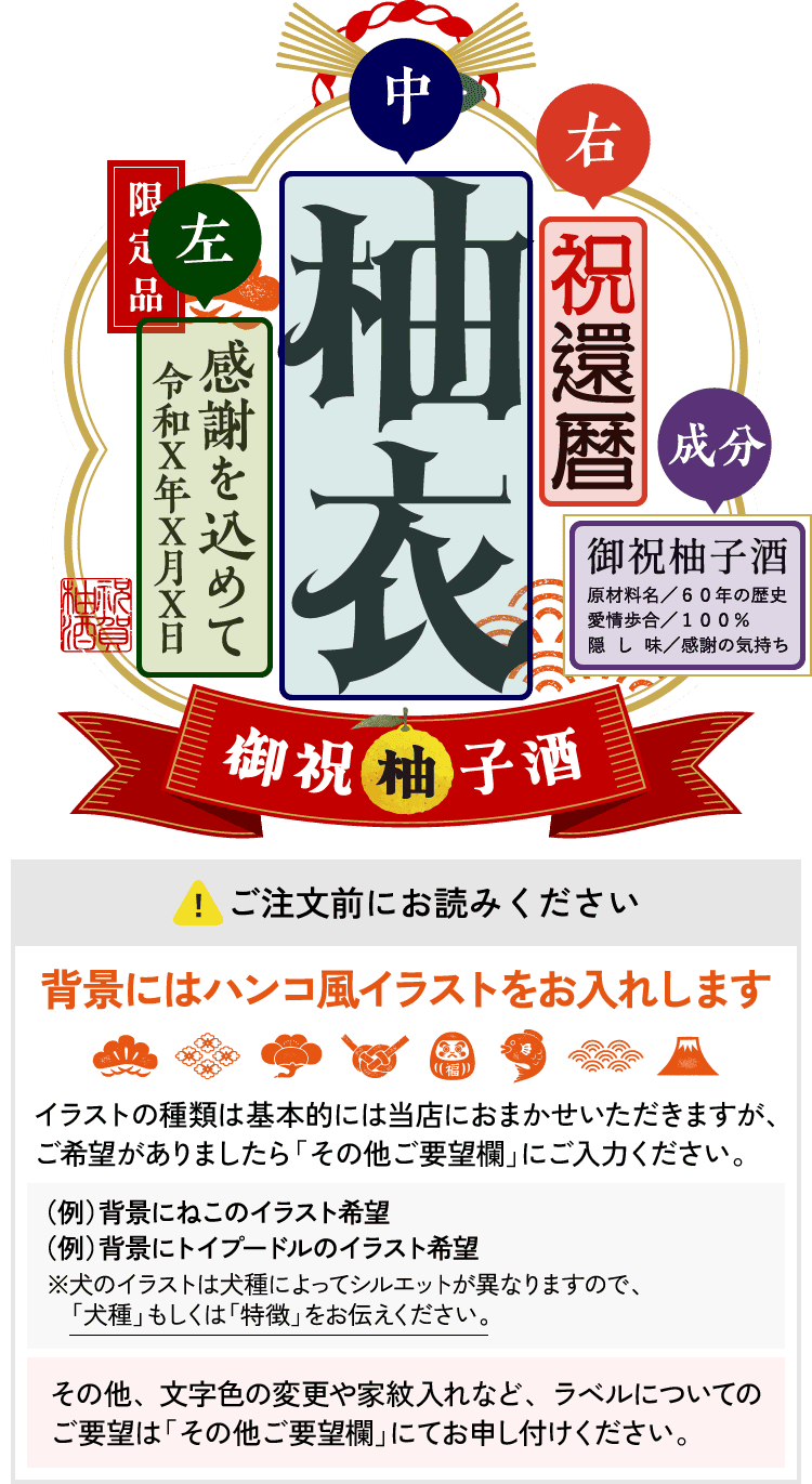 名入れラベルサンプル